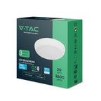 8W/16W/20W Dekoracyjny plafon LED / Moduł awaryjny z sensorem / Chip Samsung / Barwa: 3w1 / Klosz: Okrągły / IP65