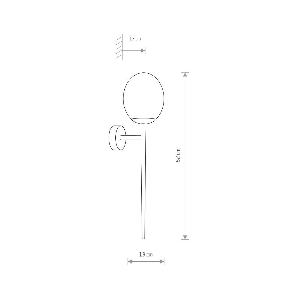 Nowodvorski Kinkiet TORCH 10W only LED 50/60Hz - Stal chromowana - Chrom 8123