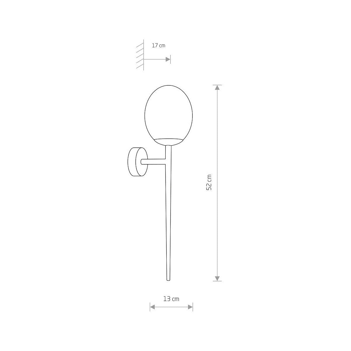 Nowodvorski Kinkiet TORCH 10W only LED 50/60Hz - Stal chromowana - Chrom 8123