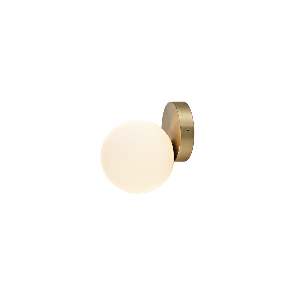 Nowodvorski Kinkiet ICE BALL 10W only LED 50/60Hz - Stal mosiądzowana - Antyczny mosiądz