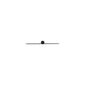 Nowodvorski Kinkiet PIN LED S 6W 50/60Hz - Aluminium lakierowane - Czarny 8127