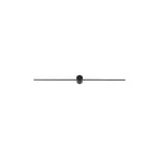 Nowodvorski Kinkiet PIN LED M 10W 50/60Hz - Aluminium lakierowane - Czarny 8128