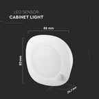 LED Mini lampka LED z czujnikiem ruchu / Chip SAMSUNG / Barwa:4000K
