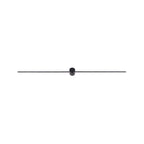 Nowodvorski Kinkiet PIN LED L 15W 50/60Hz - Aluminium lakierowane - Czarny 8130
