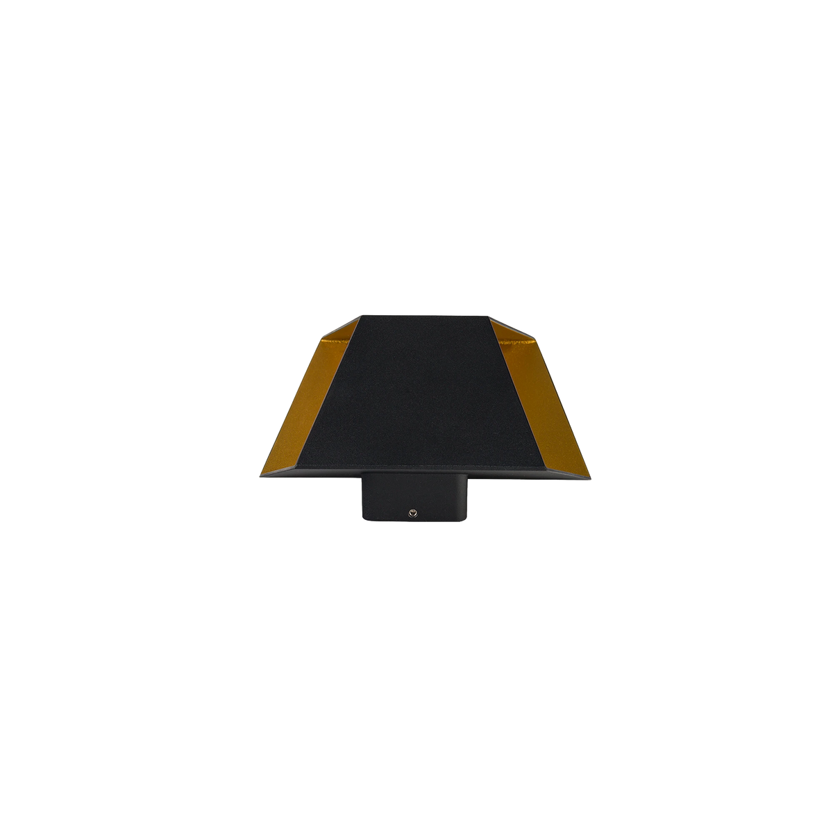 Nowodvorski Lampa ścienna natynkowa TRIANGLES LED 2x5W 50/60Hz IP54 - Aluminium lakierowane - Czarno-złoty 8141
