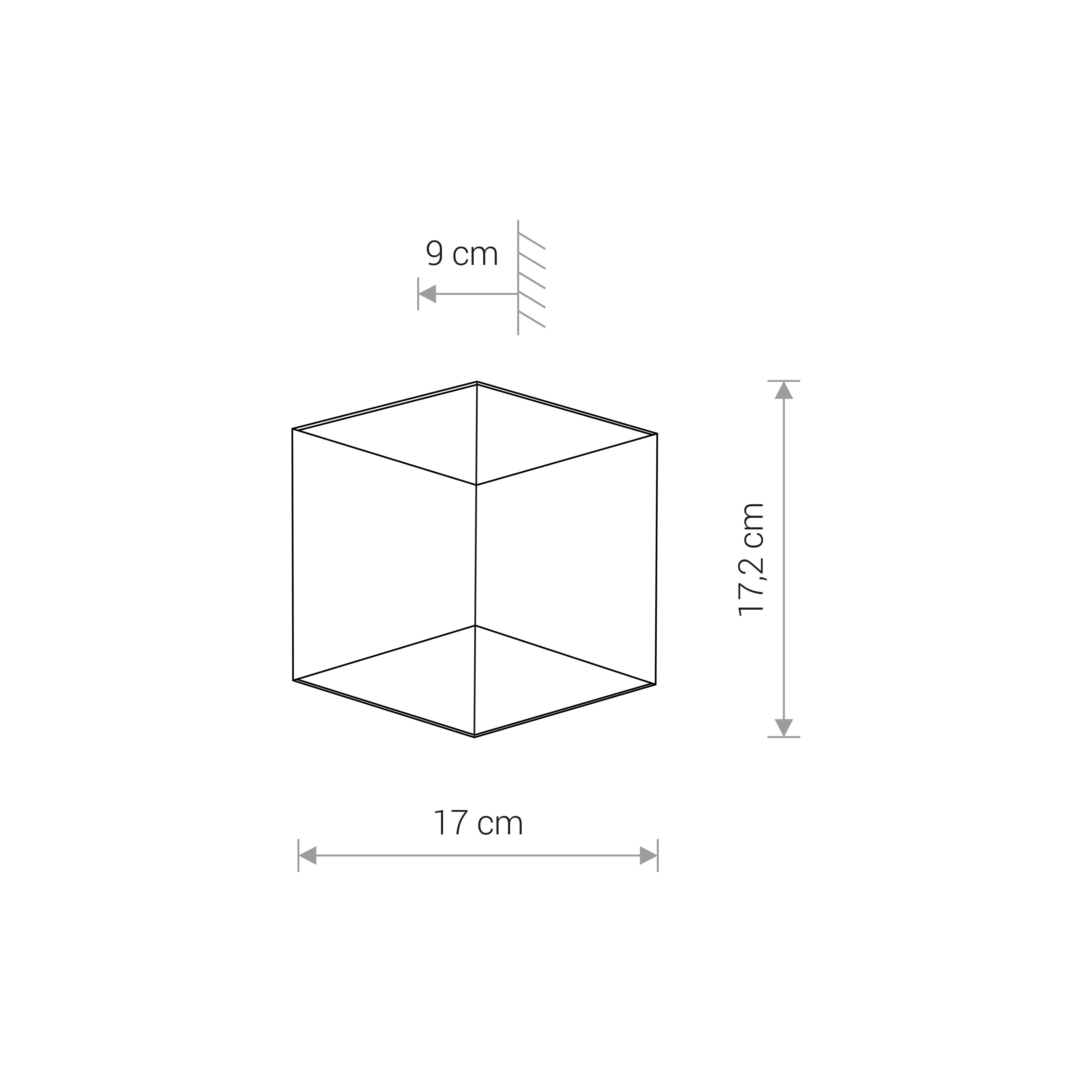 Nowodvorski Lampa ścienna natynkowa TRIANGLES LED 2x5W 50/60Hz IP54 - Aluminium lakierowane - Biały 8143