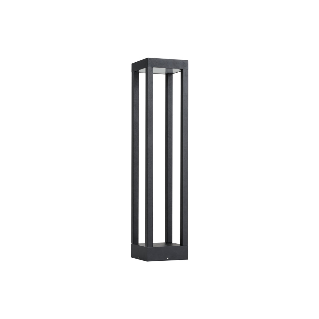 Nowodvorski Lampa stojąca STRUCTURE LED 13W 50/60Hz IP54 - Aluminium lakierowane - Czarny 8145