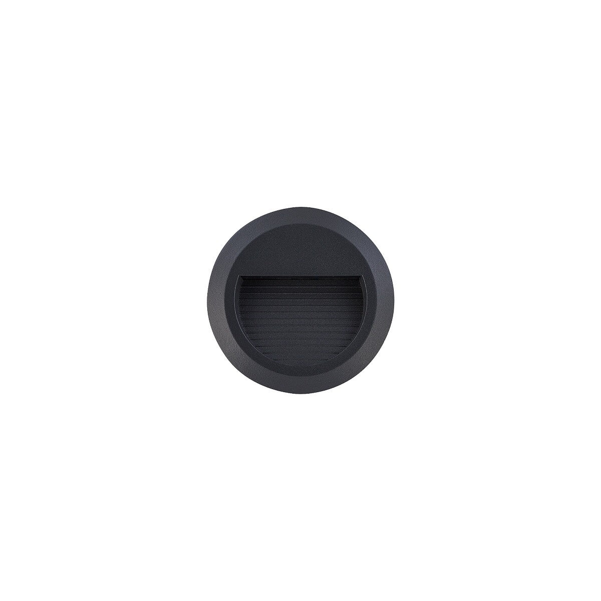 Nowodvorski Lampa ścienna natynkowa SIDEWALK ROUND LED 3W 50/60Hz IP54 - Aluminium lakierowane - Czarny 8147
