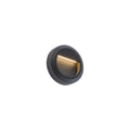 Nowodvorski Lampa ścienna natynkowa SIDEWALK ROUND LED 3W 50/60Hz IP54 - Aluminium lakierowane - Czarny 8147