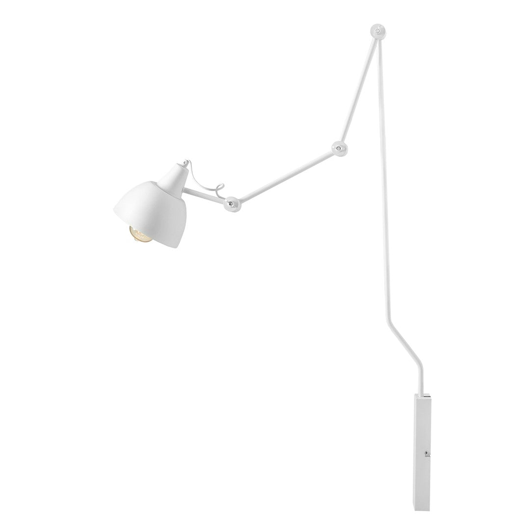 Aldex Kinkiet Aida White Średni - Metal - Biały 814C1