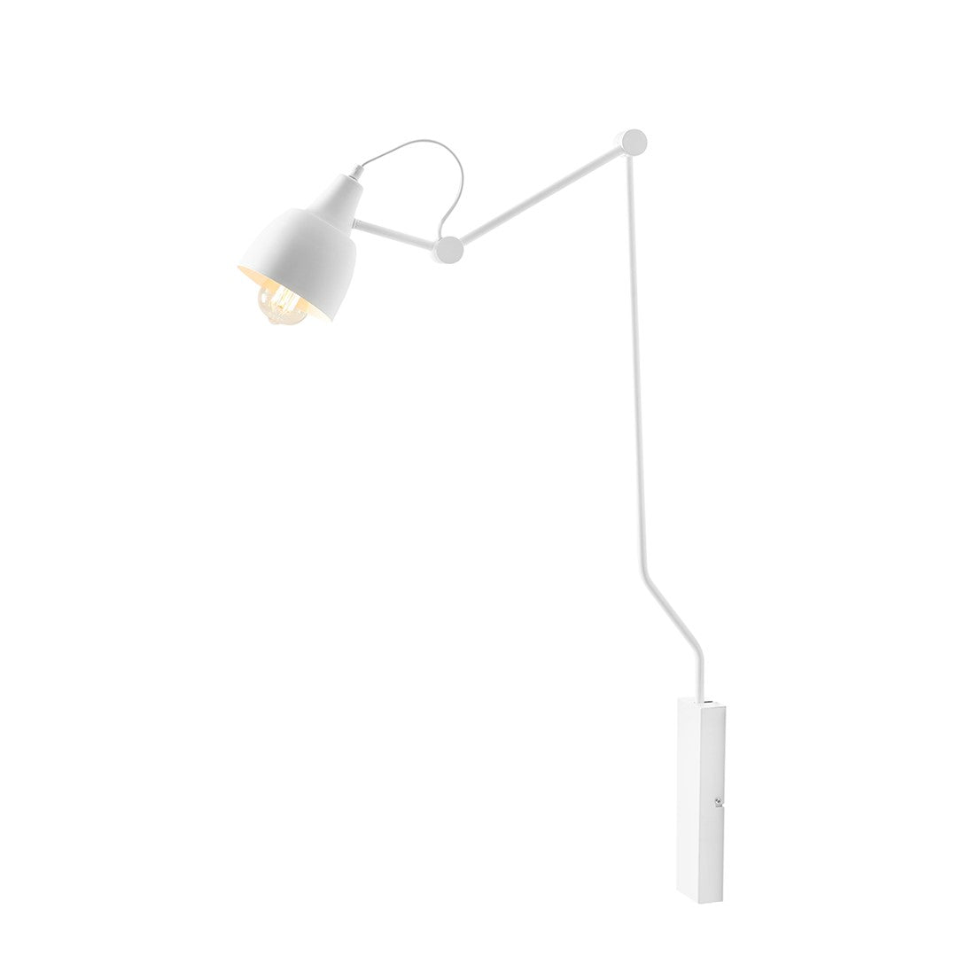 Aldex Kinkiet Aida White Mniejszy - Metal - Biały 814C