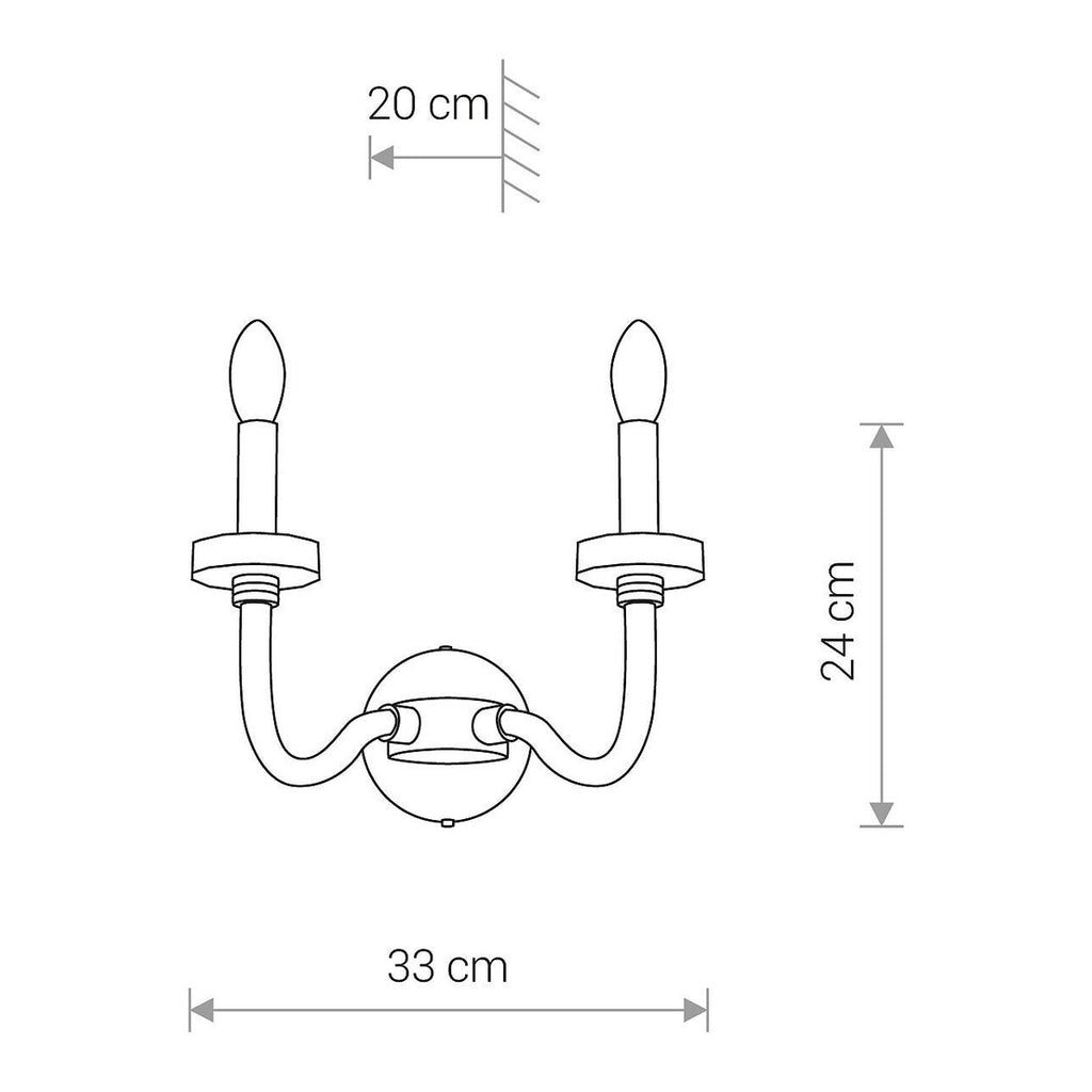 Nowodvorski Kinkiet HAMPTON 10W only LED 50/60Hz - Stal chromowana - Chrom 8155