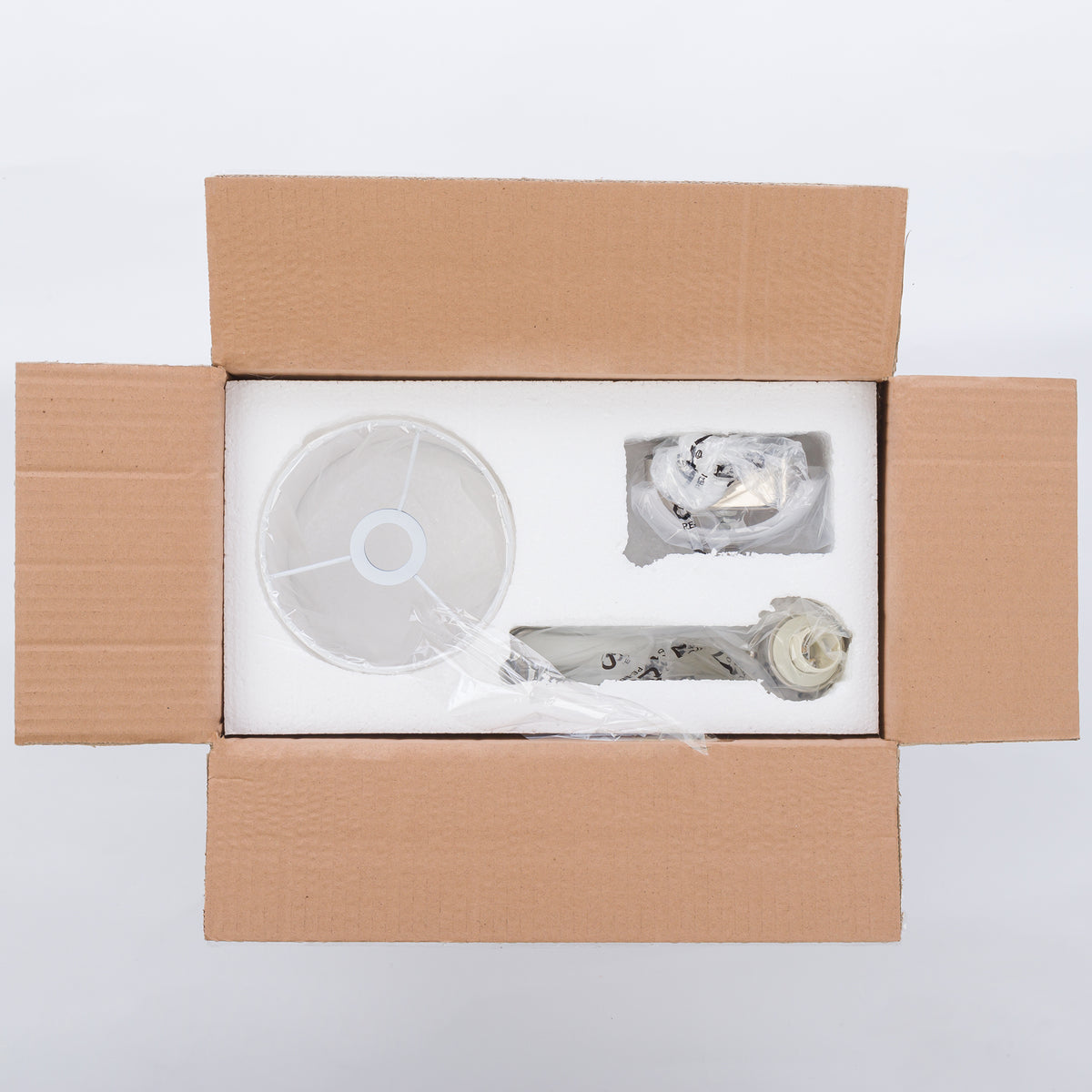 Nowodvorski Kinkiet NEWPORT 10W only LED 50/60Hz - Szkło - Biały 8157 - lampa włączona
