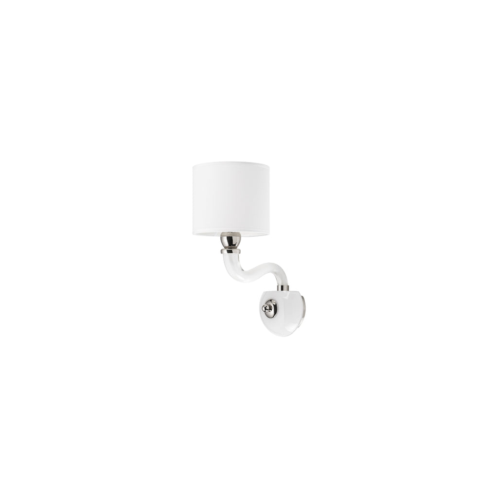 Nowodvorski Kinkiet NEWPORT 10W only LED 50/60Hz - Szkło - Biały