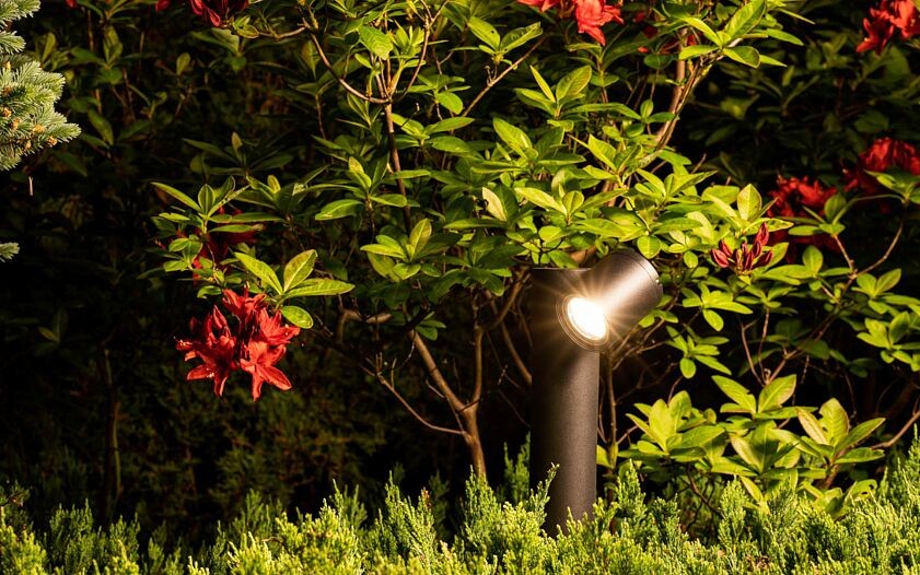 Nowodvorski Lampa stojąca TUBINGS 10W only LED 50/60Hz IP54 - Aluminium lakierowane - Czarny 8158