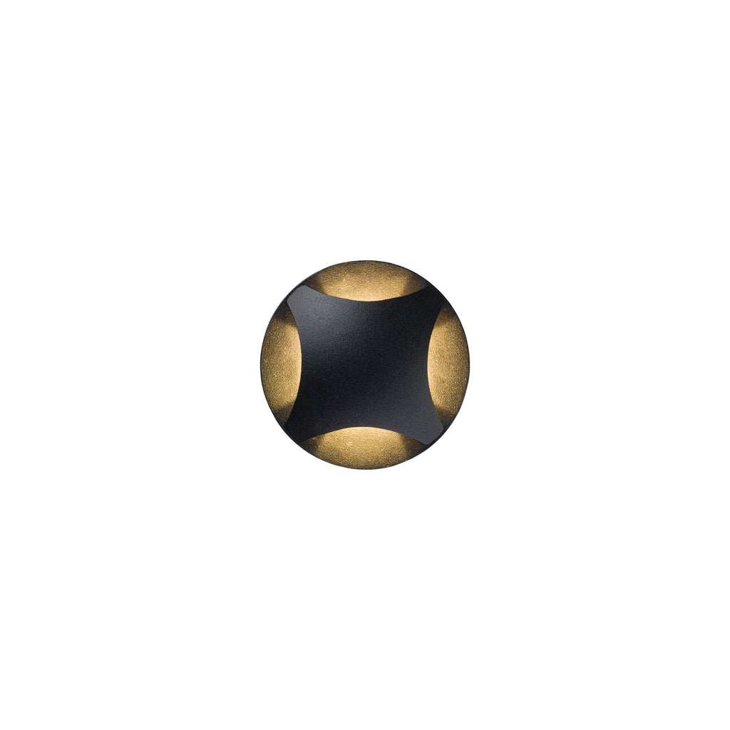 Nowodvorski Lampa ścienna wbudowana PAT LED 3W 50/60Hz IP65 - Aluminium lakierowane - Czarny 8162