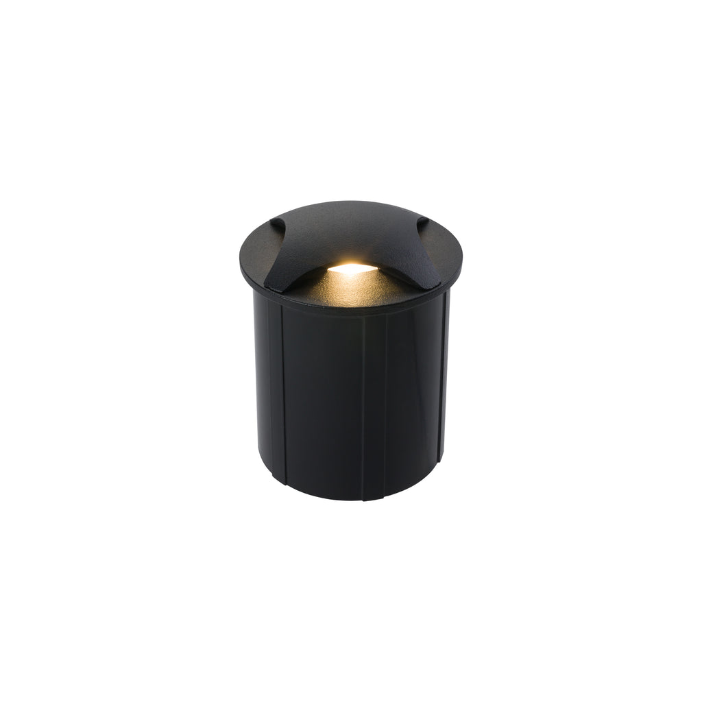 Nowodvorski Lampa ścienna wbudowana PAT LED 3W 50/60Hz IP65 - Aluminium lakierowane - Czarny