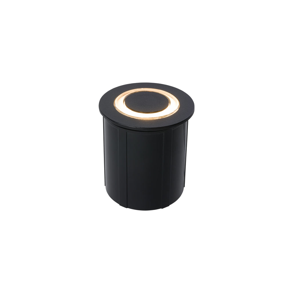 Nowodvorski Lampa ścienna wbudowana CIRCLET LED 3W 50/60Hz IP65 - Aluminium lakierowane - Czarny