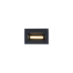 Nowodvorski Lampa ścienna wbudowana BAY LED 3W 50/60Hz IP65 - Aluminium lakierowane - Czarny 8164
