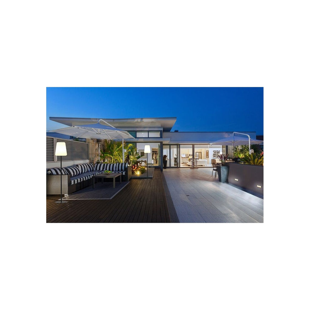 Nowodvorski Lampa ścienna wbudowana BAY LED 5W 50/60Hz IP65 - Aluminium lakierowane - Czarny 8165