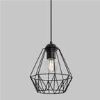 żyrandol Bergen black 1xE27