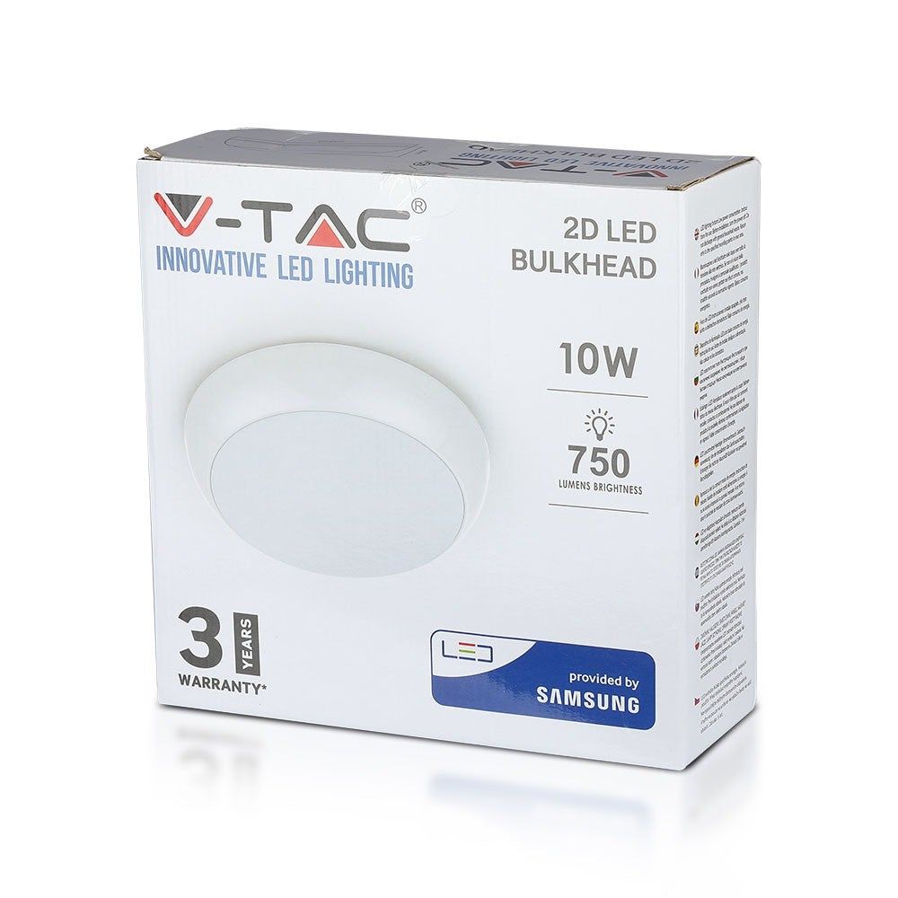 10W Plafon LED (Zasilanie awaryjne i czujnik) / Chip SAMSUNG / Barwa:4000K