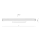 Nowodvorski Kinkiet ION LED L 18W 50/60Hz - Szkło - Transparentny 8172