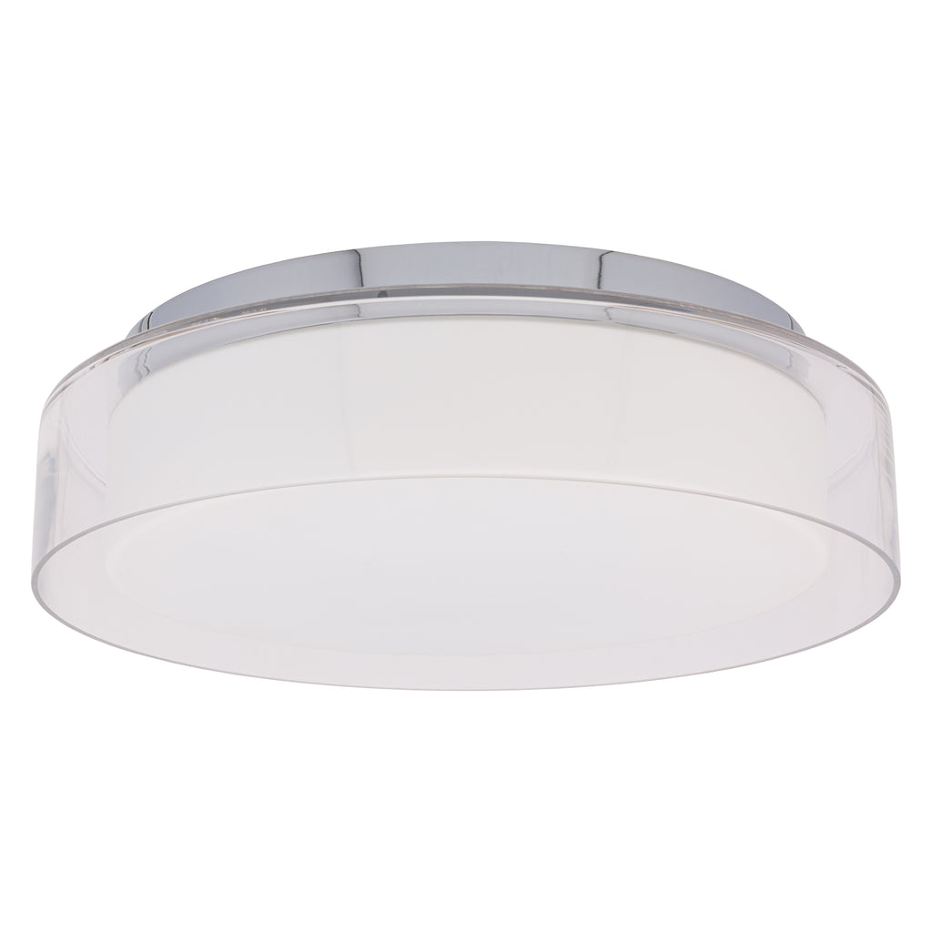 Nowodvorski Plafon PAN LED M 17W 50/60Hz - Szkło - Transparentny 8174