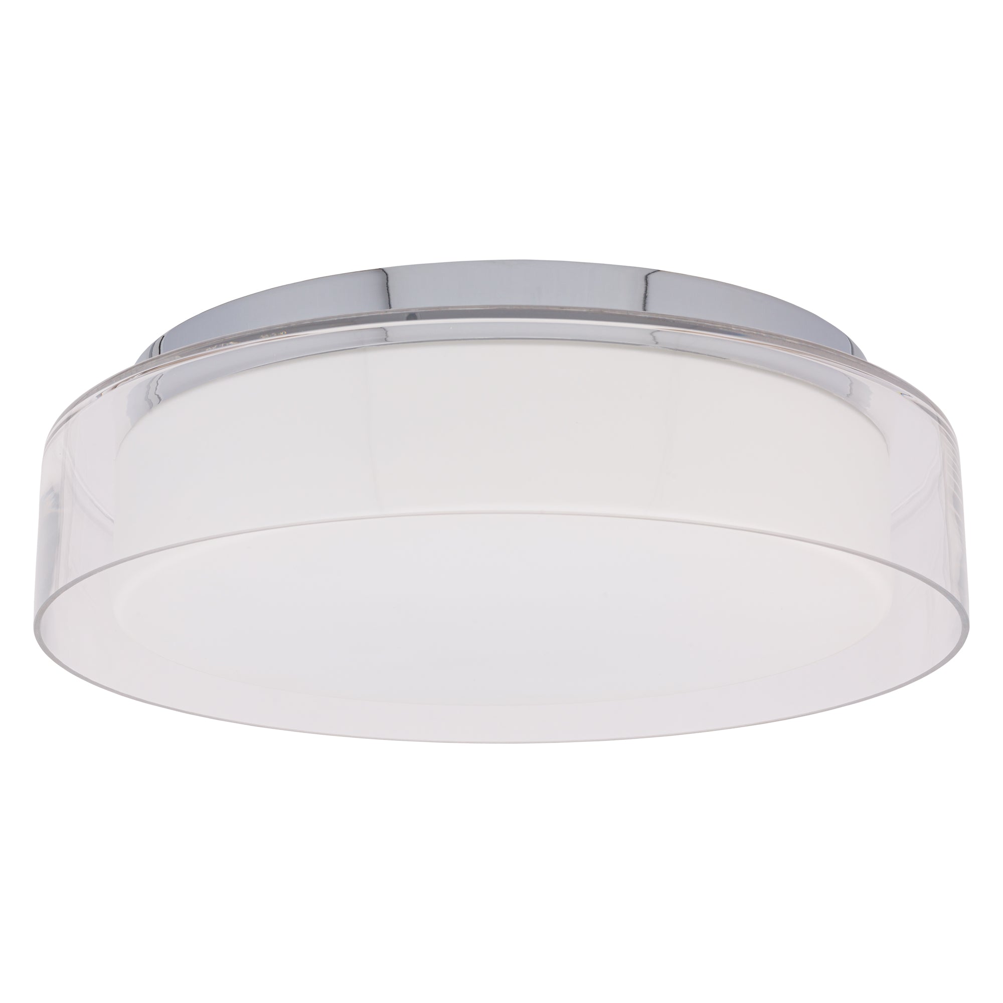 Nowodvorski Plafon PAN LED M 17W 50/60Hz - Szkło - Transparentny 8174