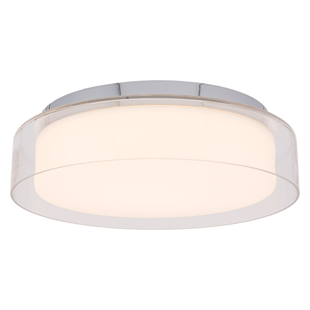 Nowodvorski Plafon PAN LED M 17W 50/60Hz - Szkło - Transparentny
