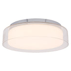 Nowodvorski Plafon PAN LED M 17W 50/60Hz - Szkło - Transparentny