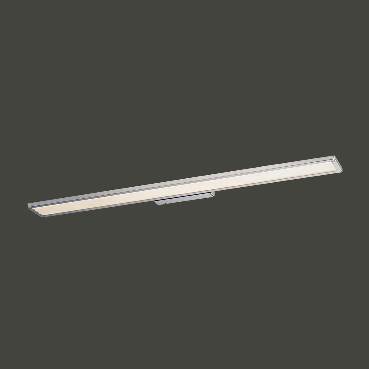 Nowodvorski Kinkiet LATH LED 16W 50/60Hz - Stal chromowana - Chrom 8175 - lampa włączona