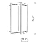 Nowodvorski Lampa ścienna natynkowa SYMMETRY LED 7W 50/60Hz IP54 - Aluminium lakierowane - Grafitowy 8176