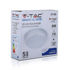 8W Plafon LED (Czujnik mikrofalowy) / Chip SAMSUNG / Barwa:4000K