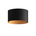 Nowodvorski Lampa ścienna natynkowa ELLIPSES LED 2x5W 50/60Hz IP54 - Aluminium lakierowane - Czarno-złoty 8181