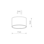 Nowodvorski Lampa ścienna natynkowa ELLIPSES LED 2x5W 50/60Hz IP54 - Aluminium lakierowane - Czarny 8182
