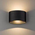 Nowodvorski Lampa ścienna natynkowa ELLIPSES LED 2x5W 50/60Hz IP54 - Aluminium lakierowane - Czarny 8182