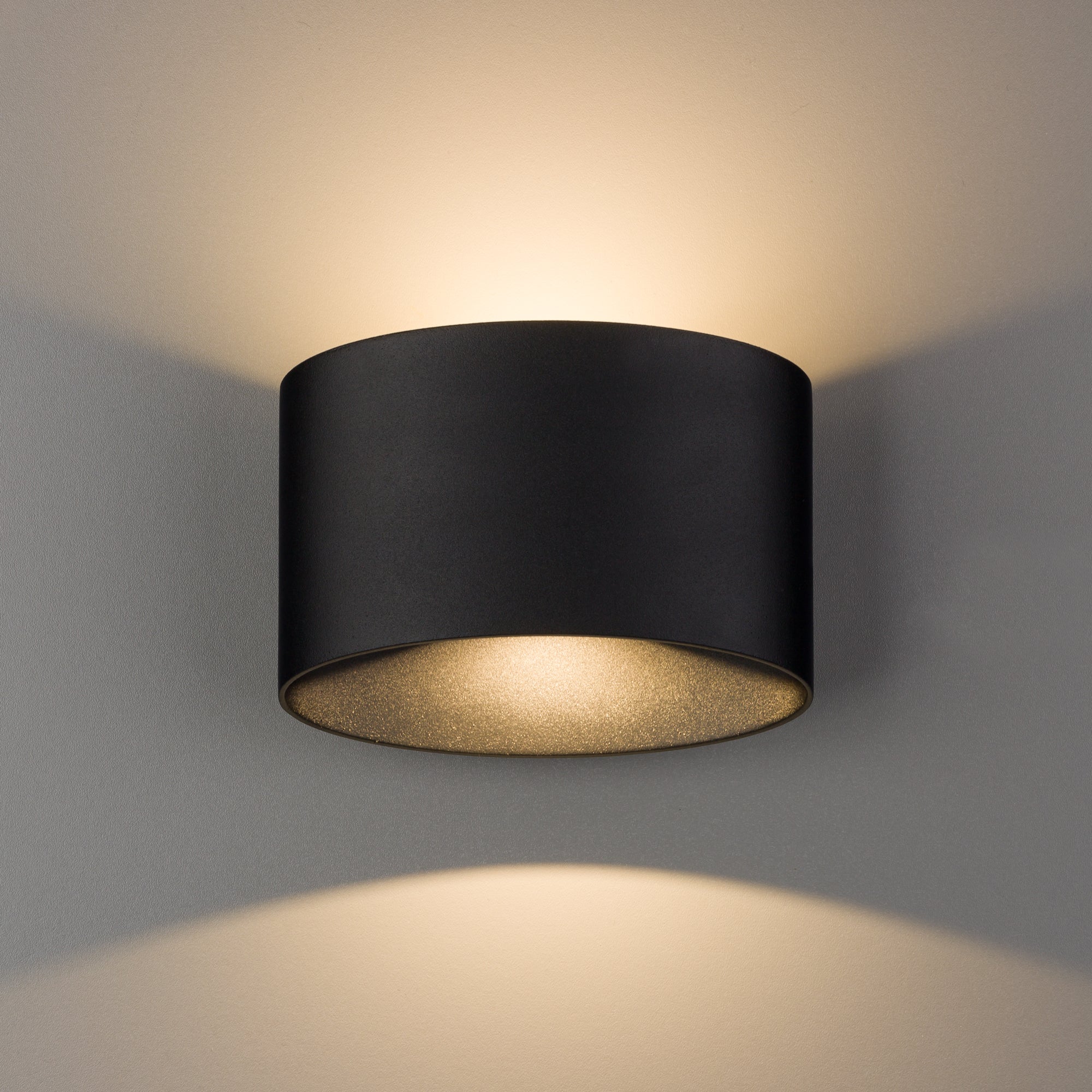 Nowodvorski Lampa ścienna natynkowa ELLIPSES LED 2x5W 50/60Hz IP54 - Aluminium lakierowane - Czarny