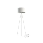 Nowodvorski Lampa podłogowa CADILAC 25W only LED 50/60Hz - Tkanina - Biały