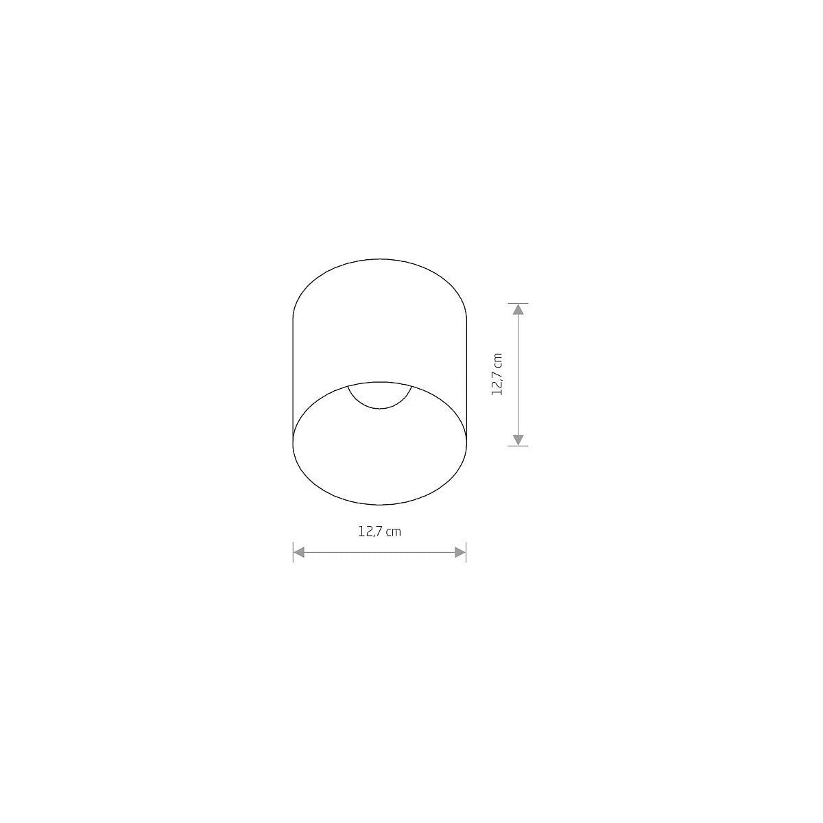 Nowodvorski Lampa downlights natynkowa HALO 10W only LED 50/60Hz - Stal lakierowana - Czarny 8196