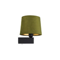 Nowodvorski Kinkiet z włącznikiem CHILLIN 10W only LED 230 50/60 - Aksamit - Zielono-złoty 8198