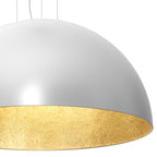 żyrandol Compo 1/2 bool ( dia 1000) white/gold 1xE27