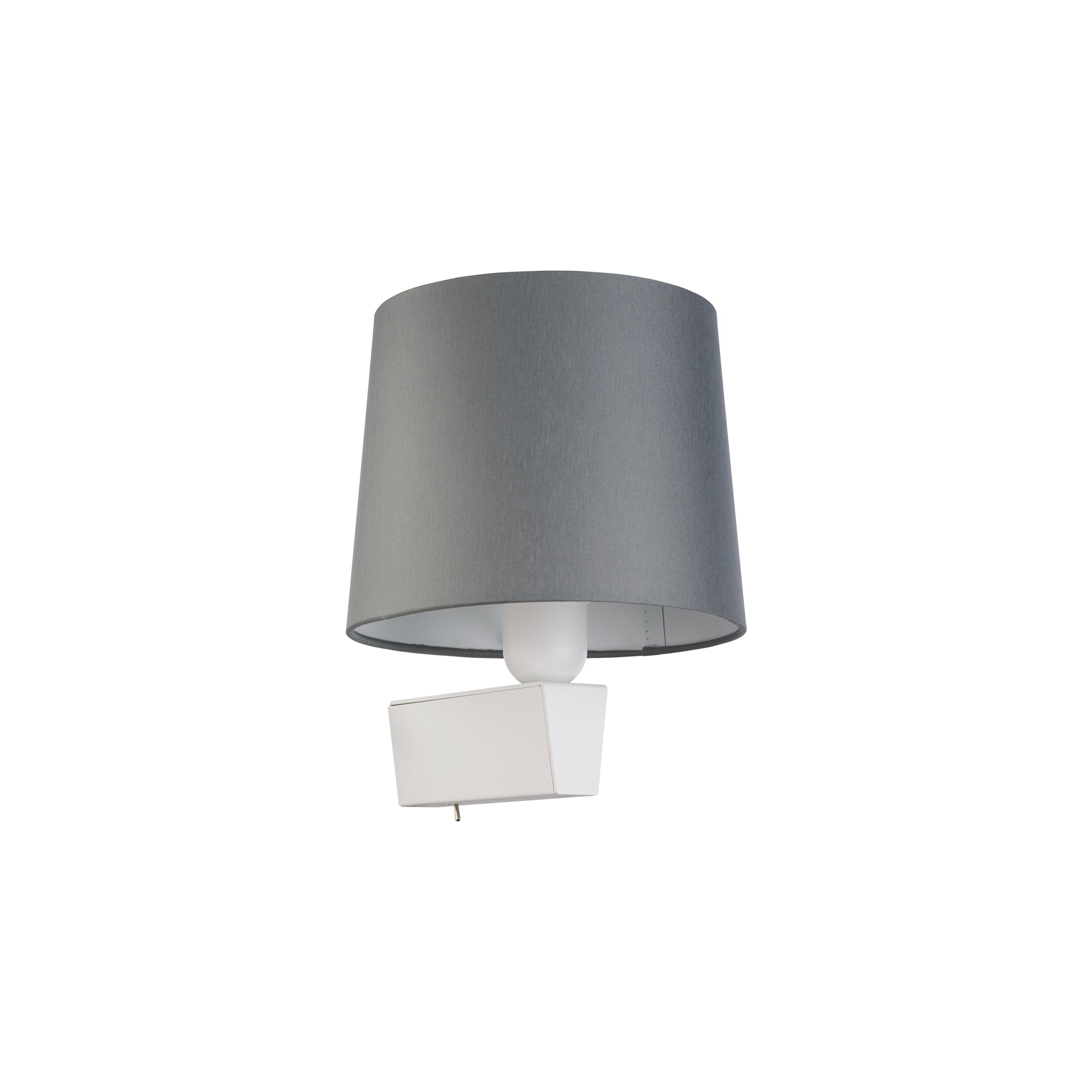 Nowodvorski Kinkiet z włącznikiem CHILLIN 10W only LED 230 50/60 - Tkanina - Szary 8200