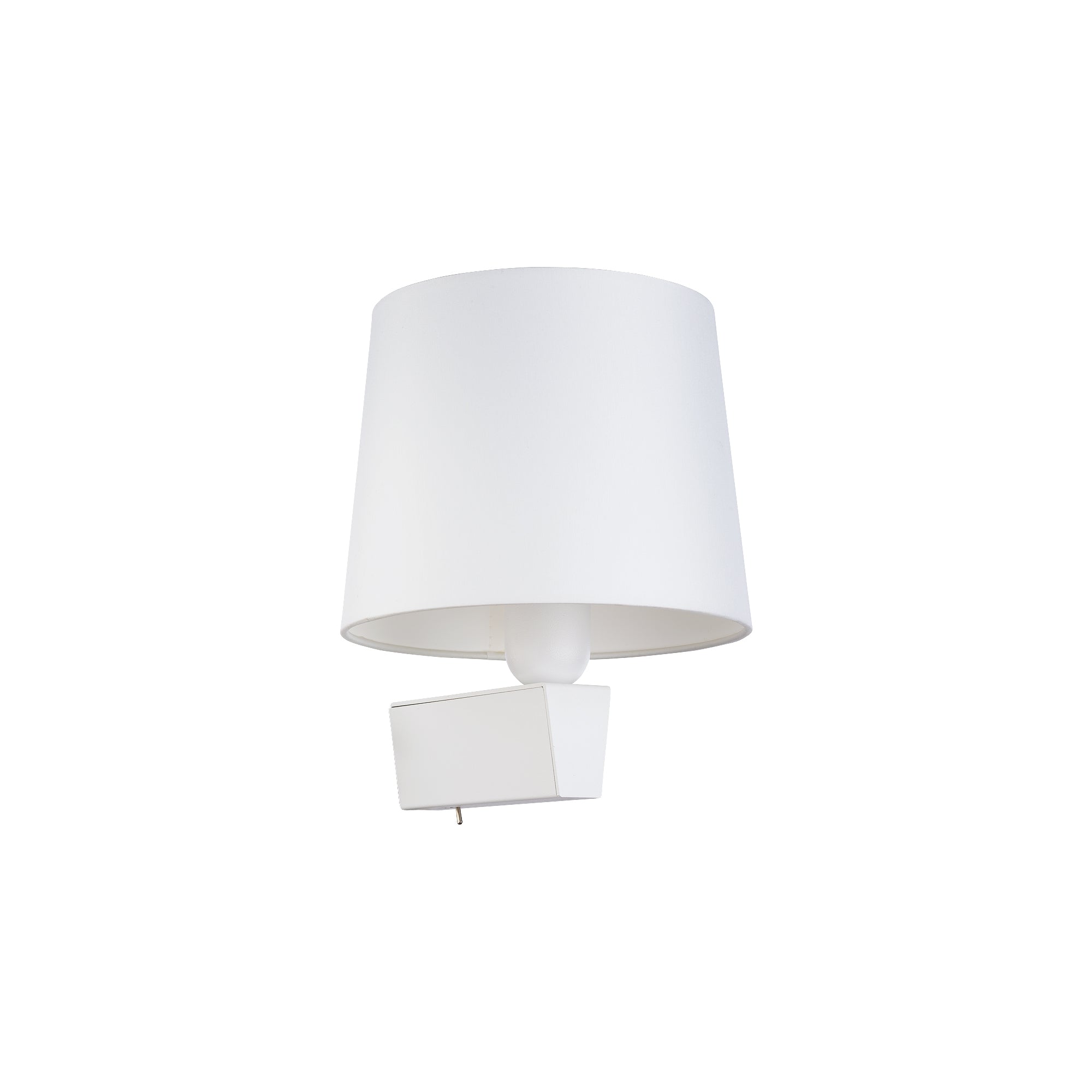 Nowodvorski Kinkiet z włącznikiem CHILLIN 10W only LED 230 50/60 - Tkanina - Biały 8201