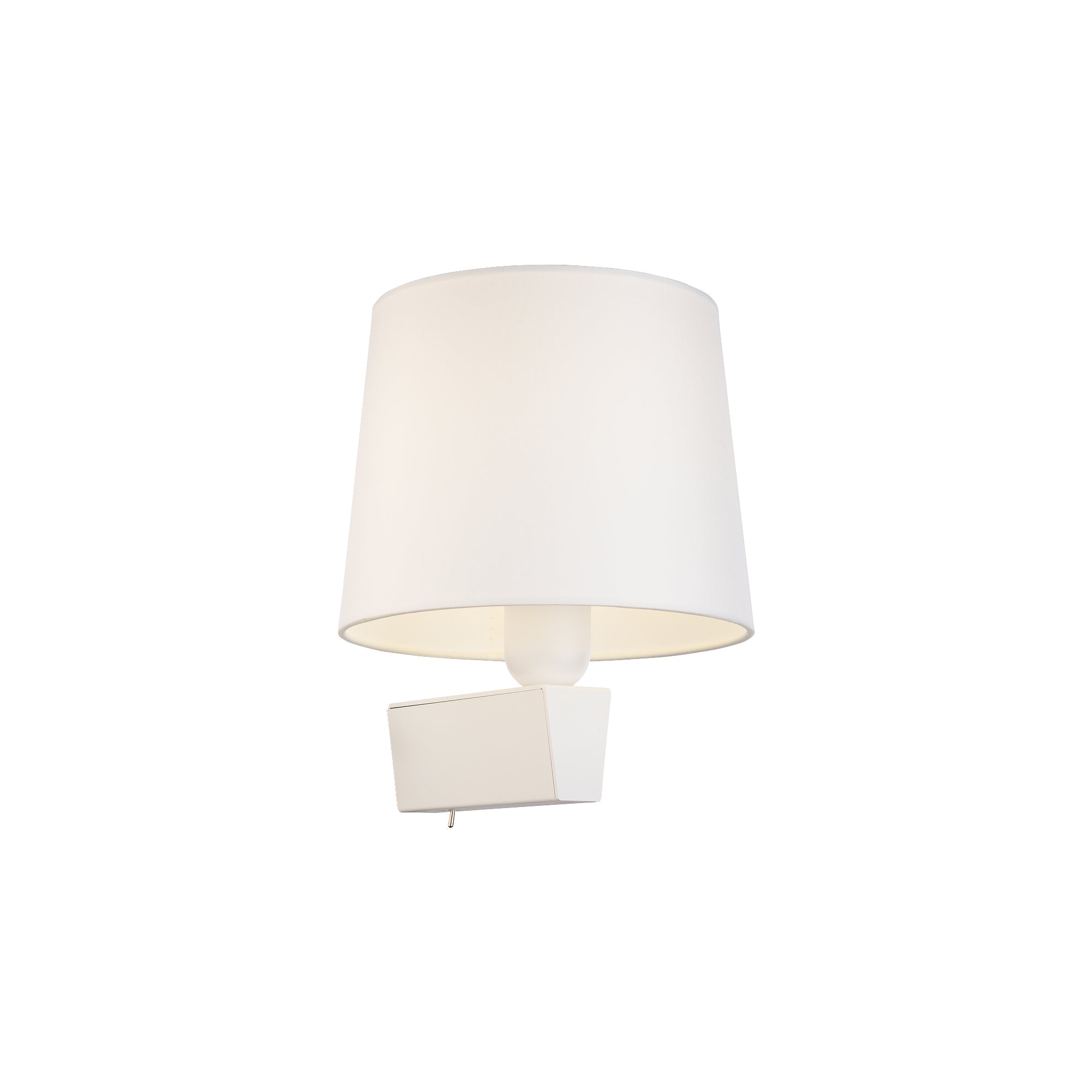 Nowodvorski Kinkiet z włącznikiem CHILLIN 10W only LED 230 50/60 - Tkanina - Biały 8201