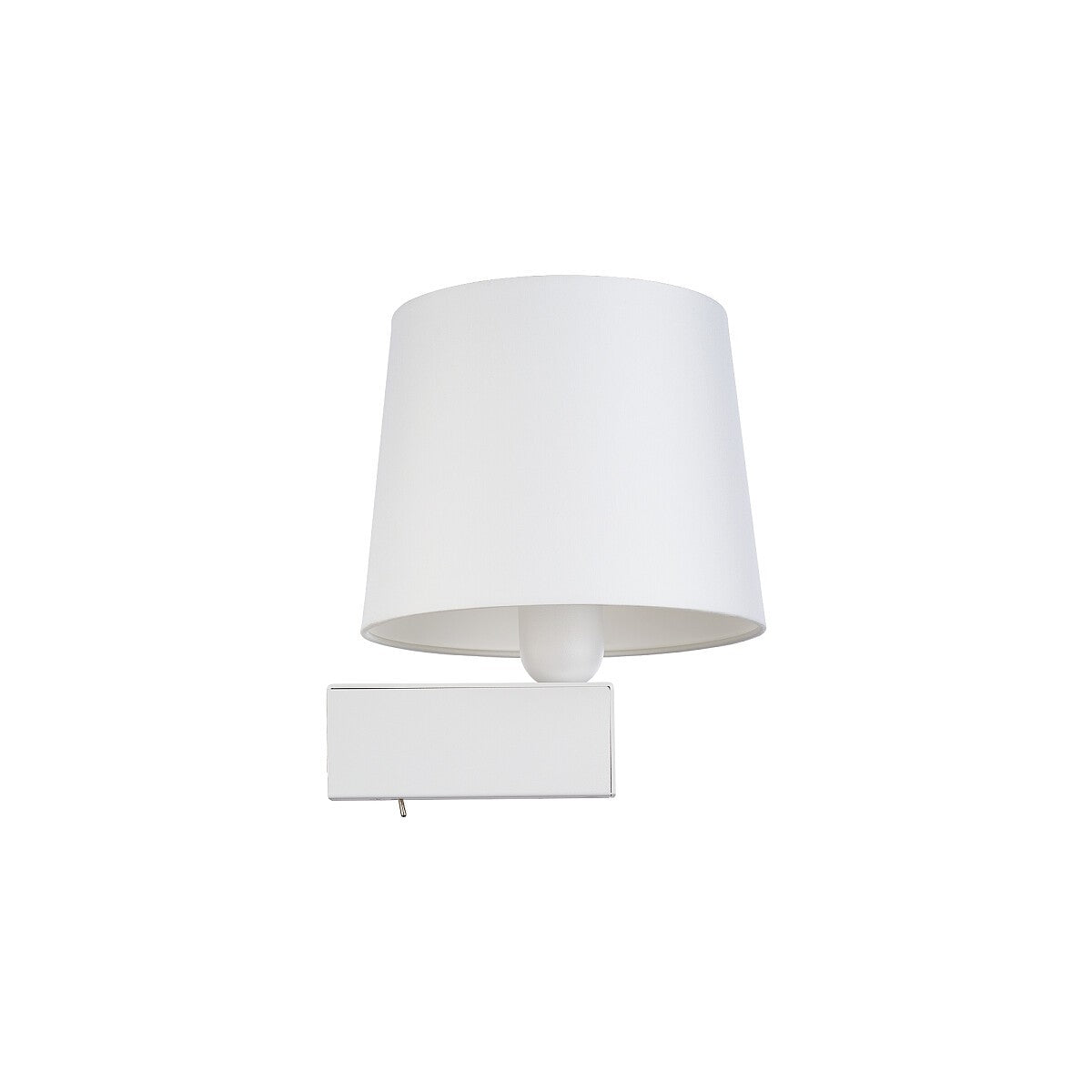 Nowodvorski Kinkiet z włącznikiem CHILLIN 10W only LED 230 50/60 - Tkanina - Biały 8201