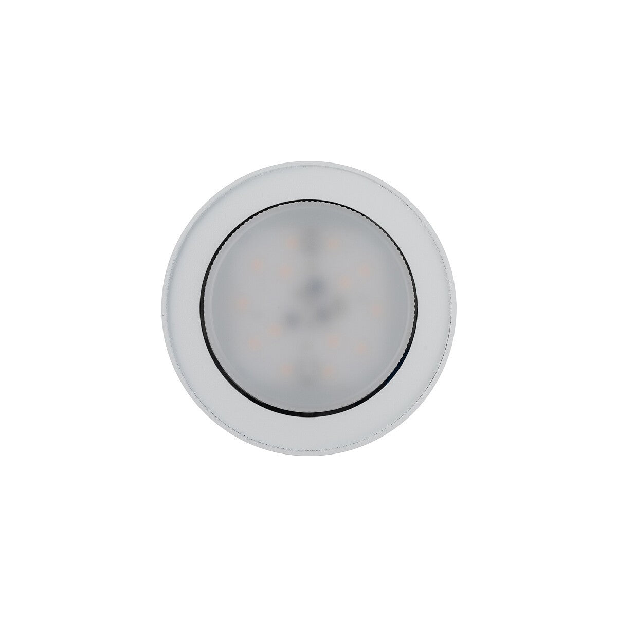 Nowodvorski Lampa downlights natynkowa FLEA 12W only LED 50/60Hz - Stal lakierowana - Biały 8202 - lampa włączona
