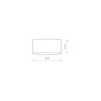 Nowodvorski Lampa downlights natynkowa FLEA 12W only LED 50/60Hz - Stal lakierowana - Biały 8202