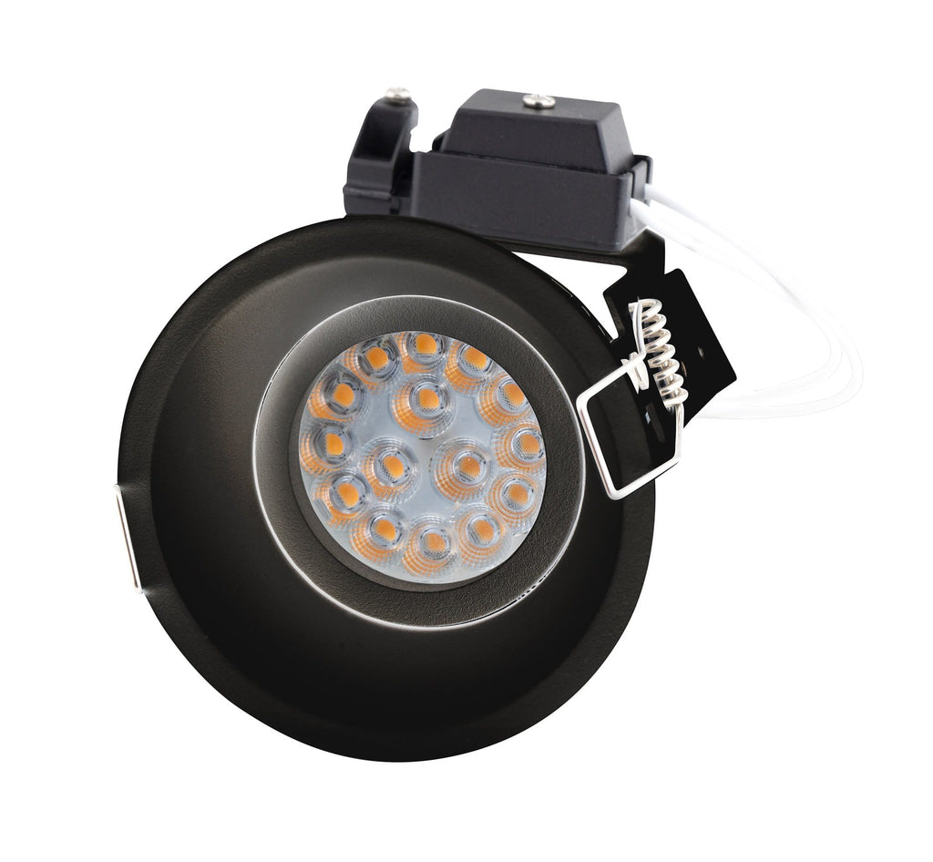 Maxlight Oprawa wpuszczana Deep - Metal - Czarny H0111