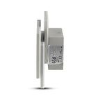 12W Lampa ścienna LED / Barwa:4000K / IP20 / Obudowa: Szara